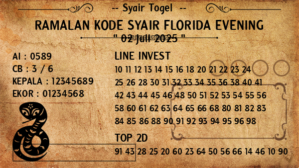 Prediksi Florida Evening