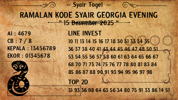 Prediksi Georgia Evening
