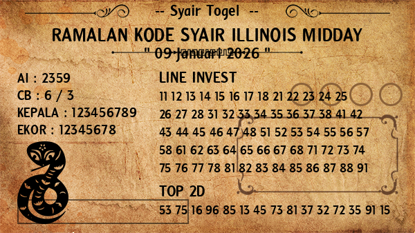 Prediksi Illinois Midday