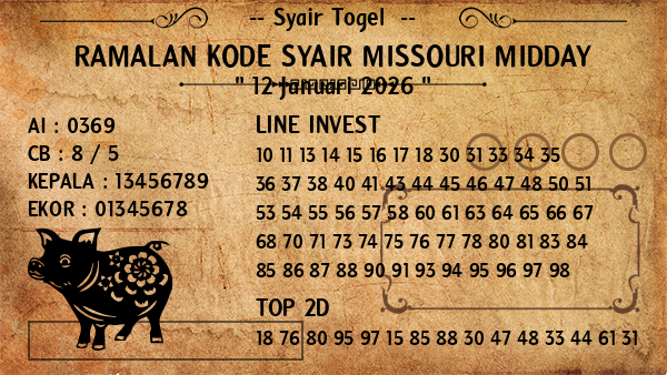 Prediksi Missouri Midday