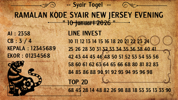 Prediksi New Jersey Evening