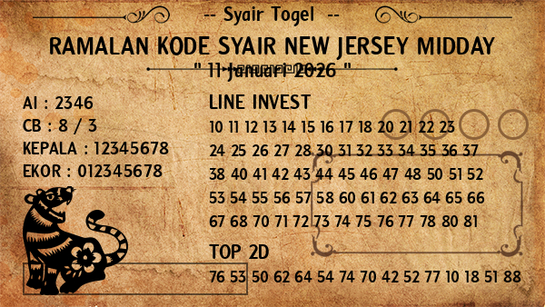 Prediksi New Jersey Midday