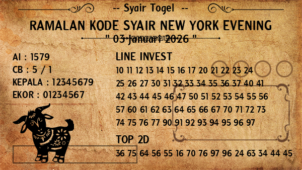 Prediksi New York Evening