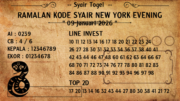 Prediksi New York Evening