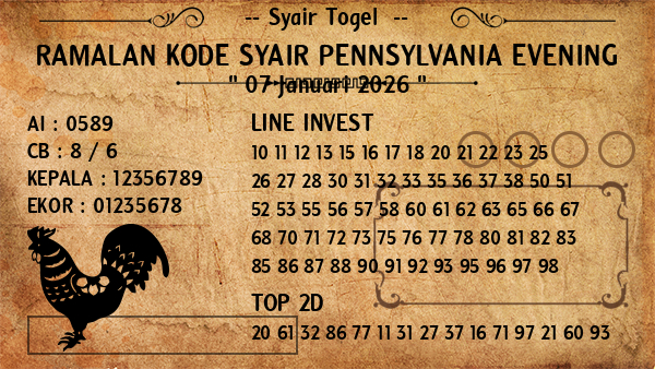 Prediksi Pennsylvania Evening