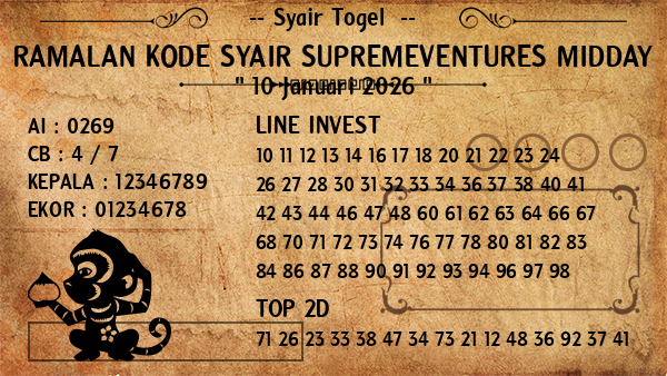 Prediksi Supremeventures Midday