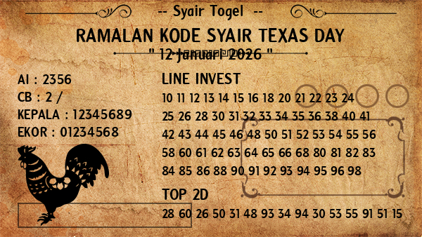 Prediksi Texas Day