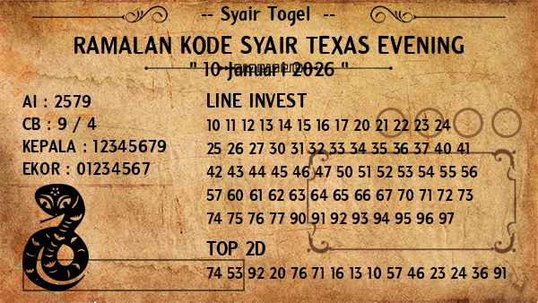 Prediksi Texas Evening