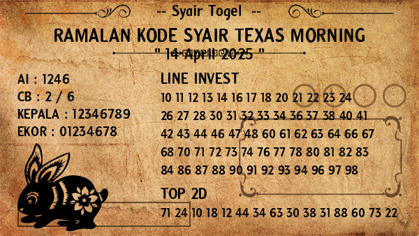 Prediksi Texas Morning