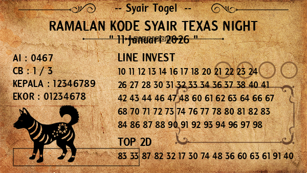Prediksi Texas Night