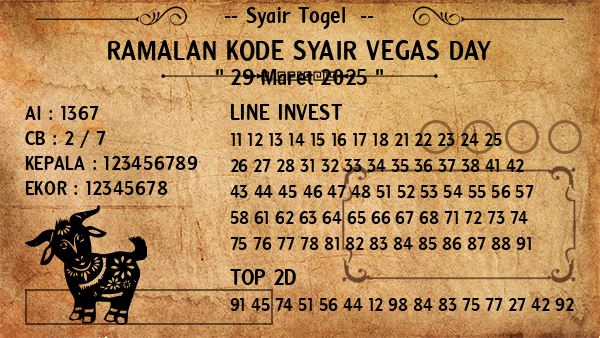 Prediksi Vegas Day