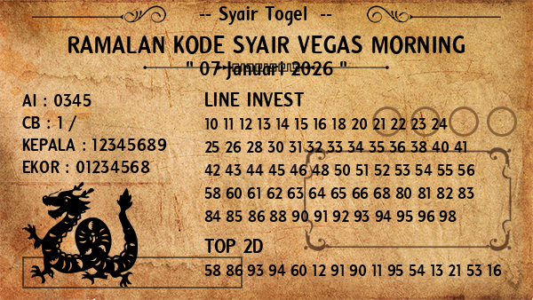 Prediksi Vegas Morning